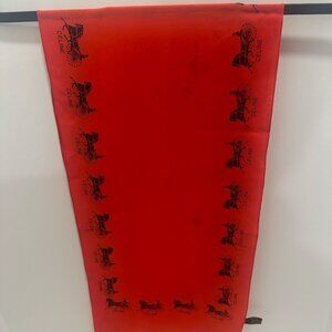 Celine Silk Scarf | Red | One Size